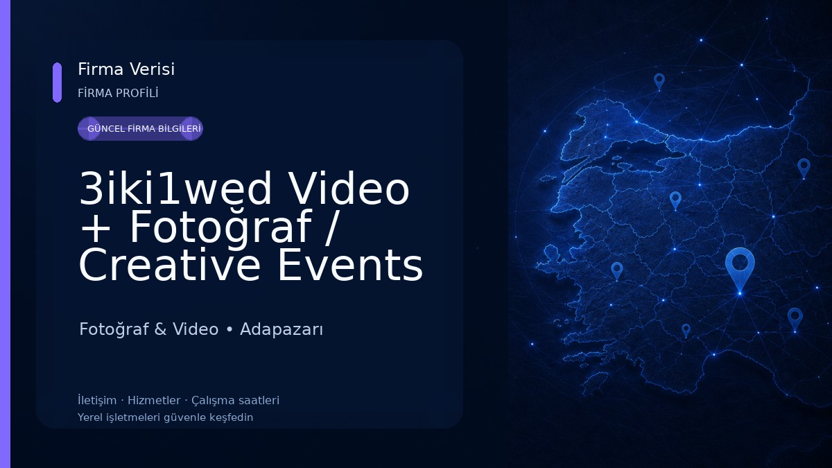3iki1wed Video + Fotoğraf / Creative Events & Production Fotoğraf & Video