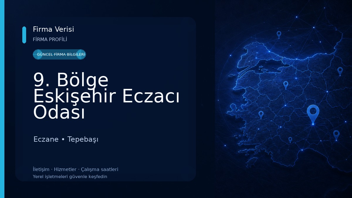 9. Bölge Eskişehir Eczacı Odası