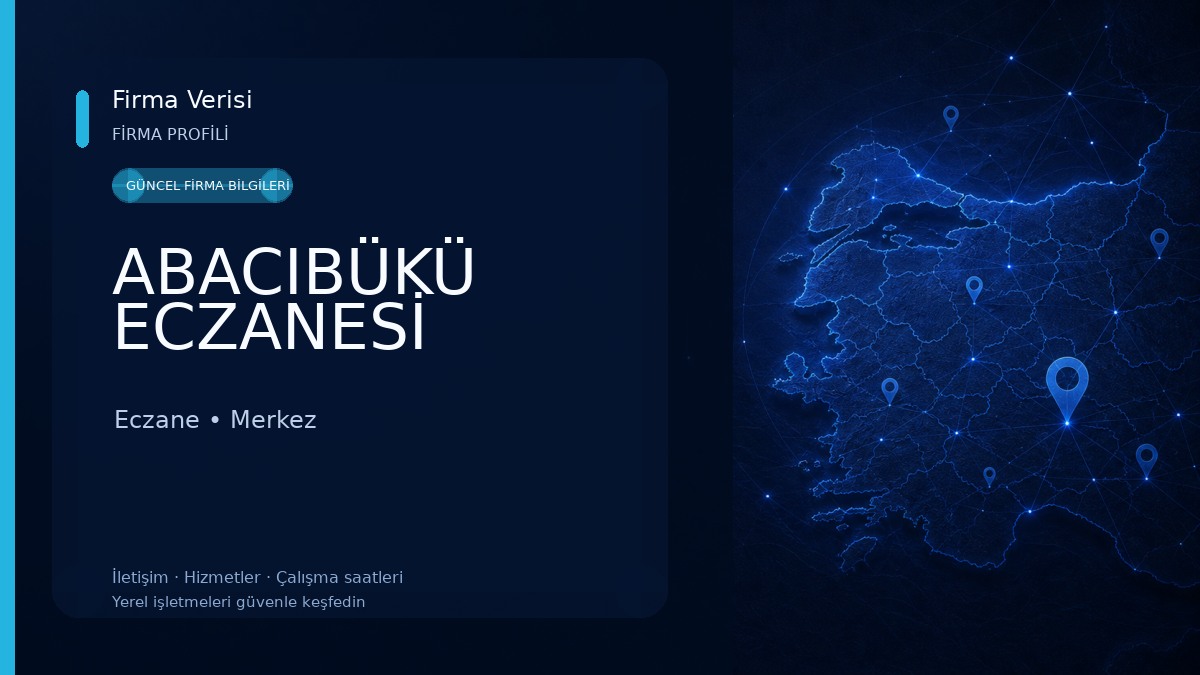 ABACIBÜKÜ ECZANESİ Eczane