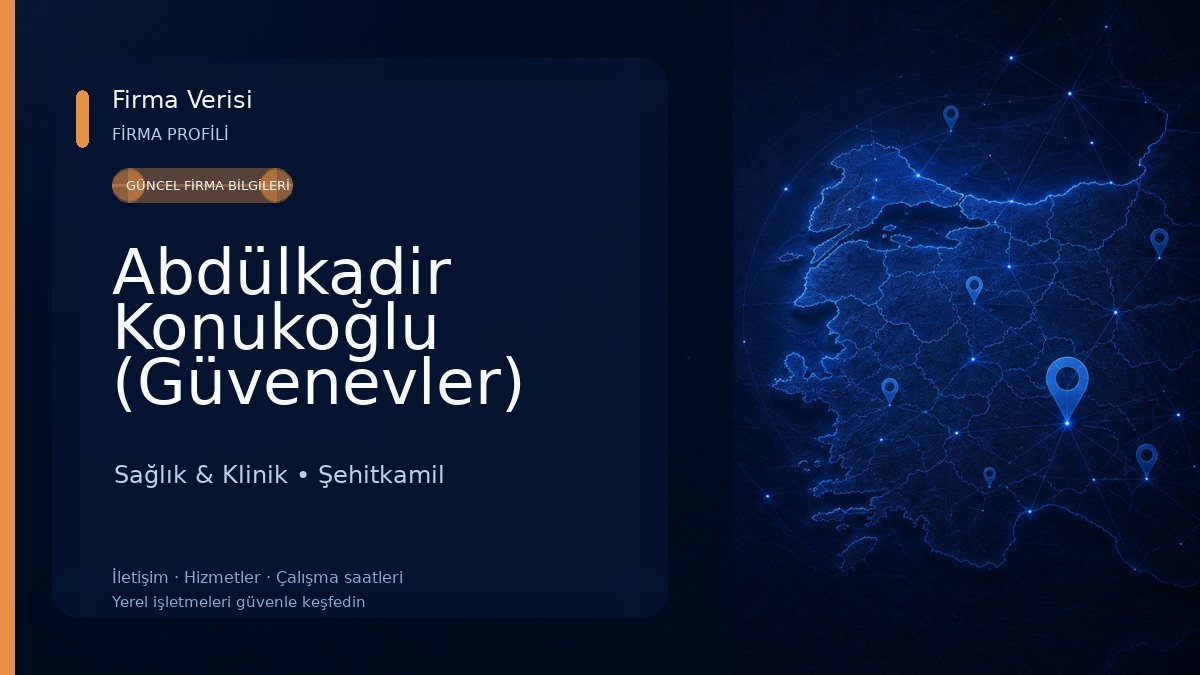 Abdülkadir Konukoğlu (Güvenevler) Sağlıklı Yaşam Merkezi Sağlık & Klinik