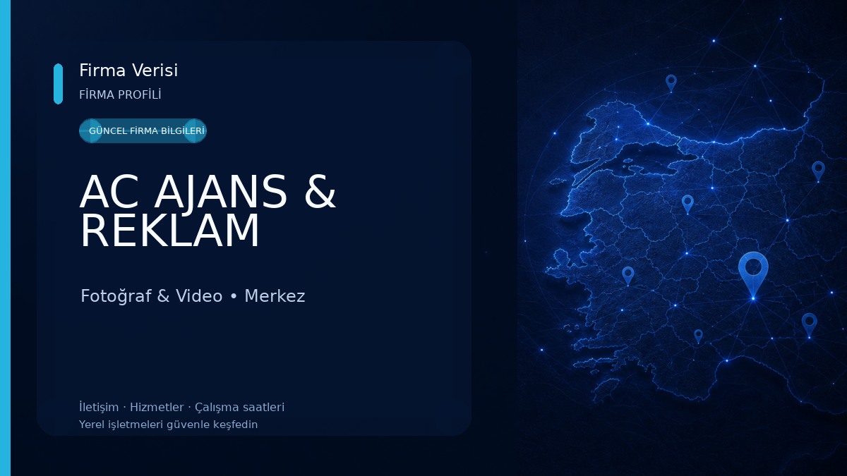 AC AJANS & REKLAM Fotoğraf & Video