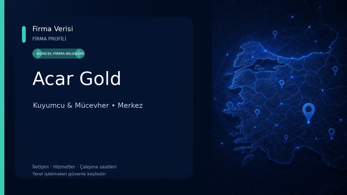 Acar Gold Kuyumcu & Mücevher