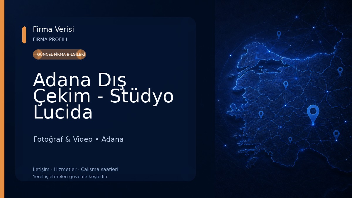 Adana Dış Çekim - Stüdyo Lucida Fotoğraf & Video