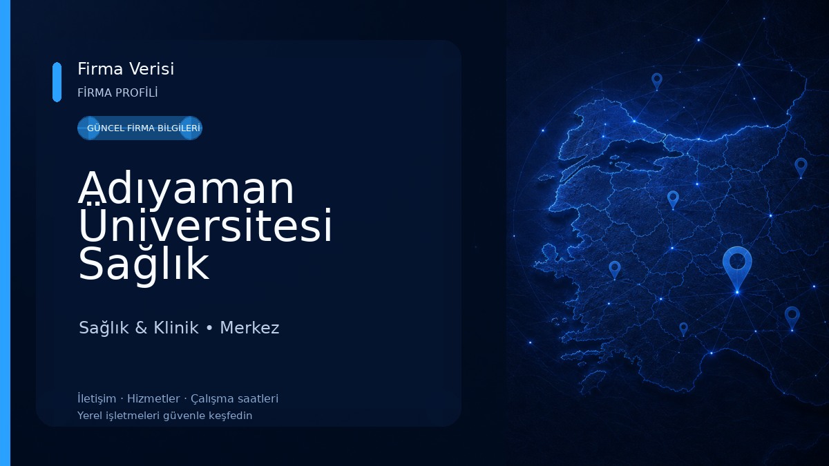 Adıyaman Üniversitesi Sağlık Hizmetleri MYO Sağlık & Klinik