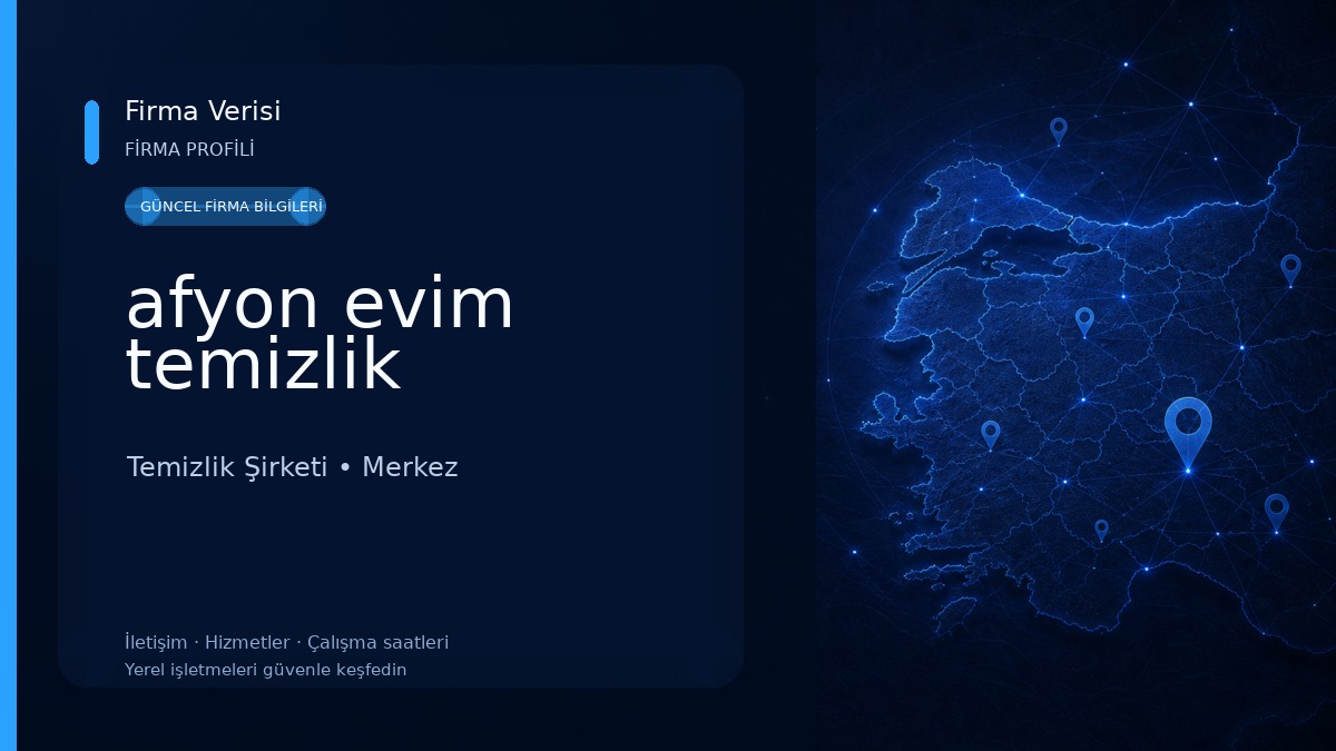 afyon evim temizlik 