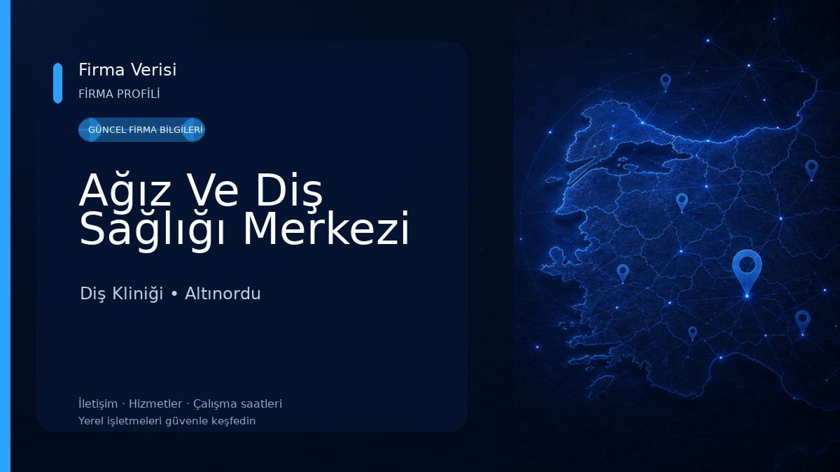 Ağız Ve Diş Sağlığı Merkezi Diş Kliniği