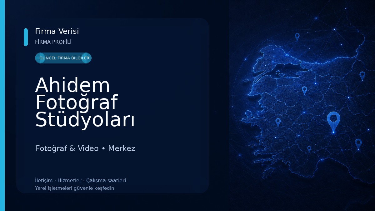 Ahidem Fotoğraf Stüdyoları Fotoğraf & Video