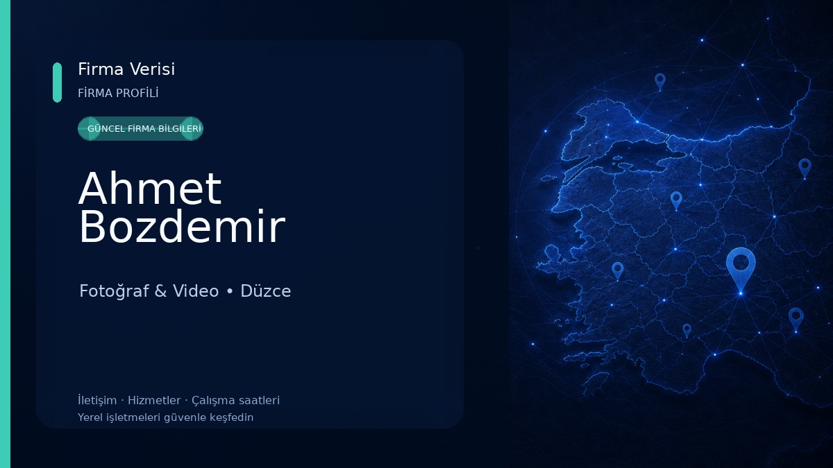 Ahmet Bozdemir Fotoğraf & Video