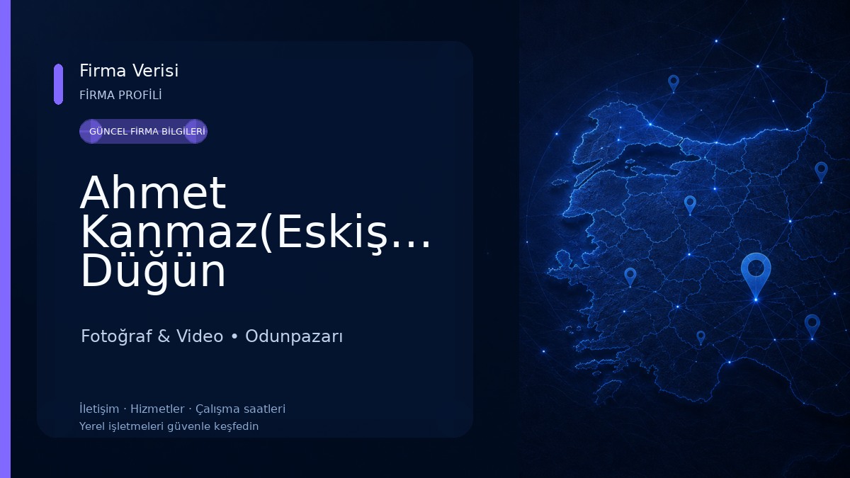 Ahmet Kanmaz(Eskişehir Düğün Fotoğrafçısı) Fotoğraf & Video