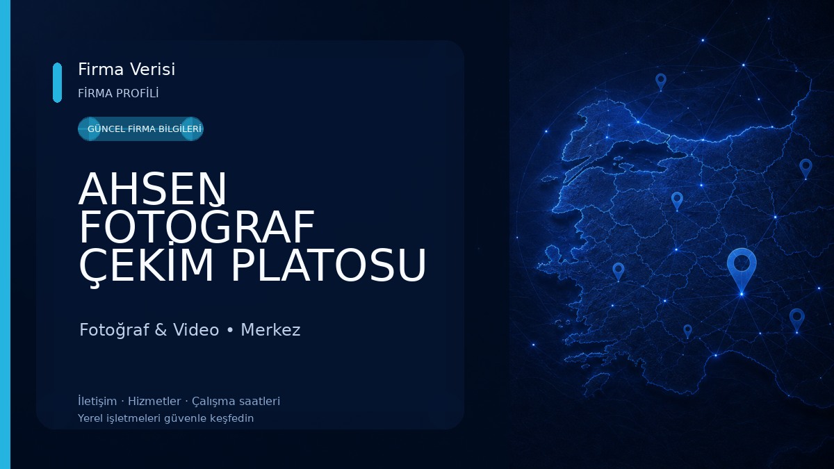 AHSEN FOTOĞRAF ÇEKİM PLATOSU 