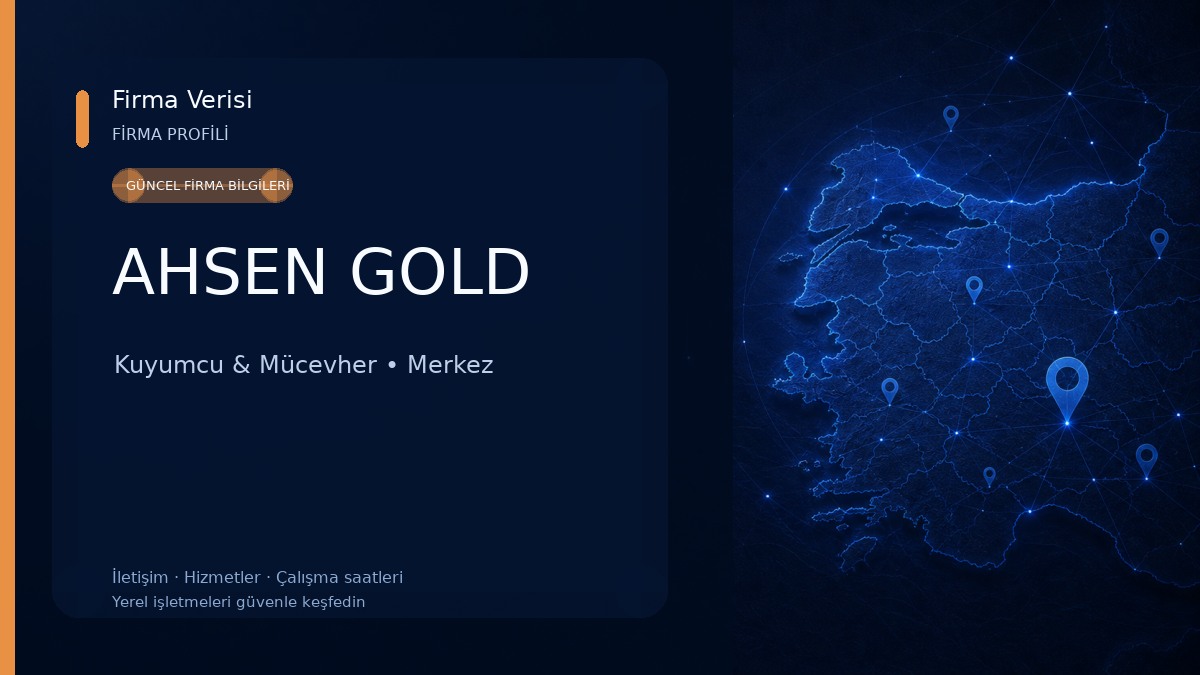 AHSEN GOLD Kuyumcu & Mücevher