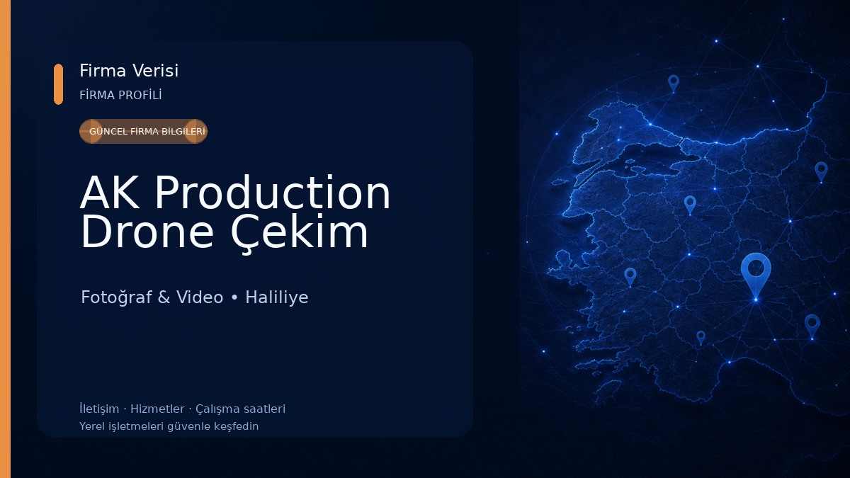 AK Production Drone Çekim Fotoğraf & Video