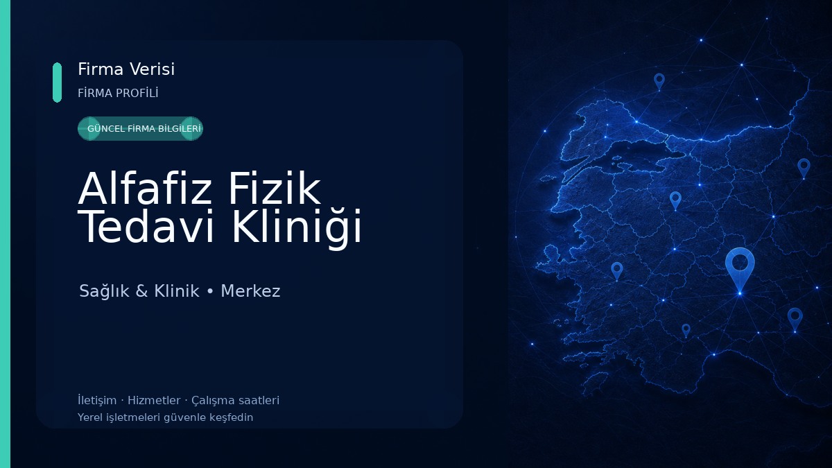 Alfafiz Fizik Tedavi Kliniği 