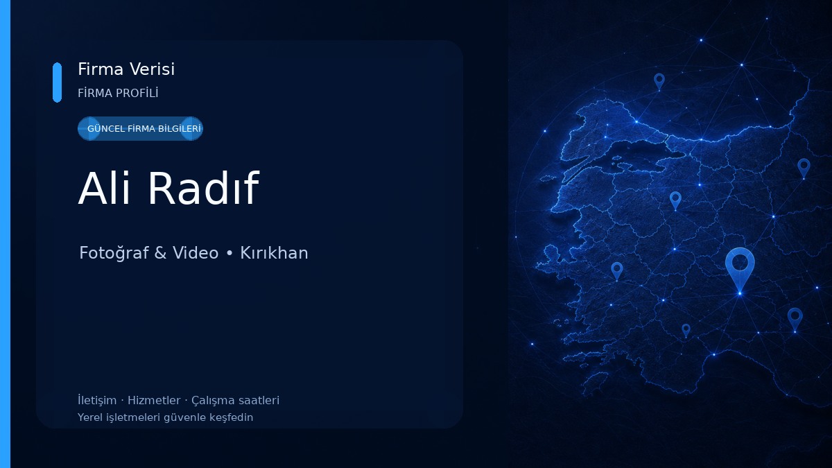 Ali Radıf Fotoğraf & Video