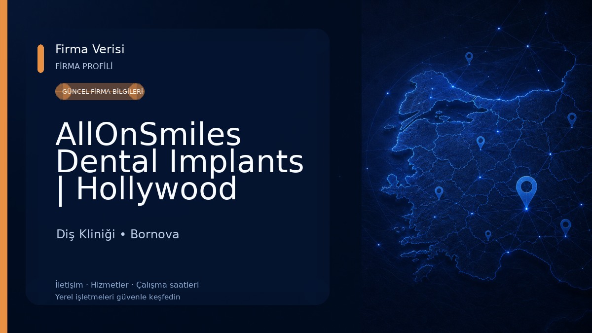 AllOnSmiles Dental Implants | Hollywood Smile in Izmir, Turkey 7/24 Diş Kliniği