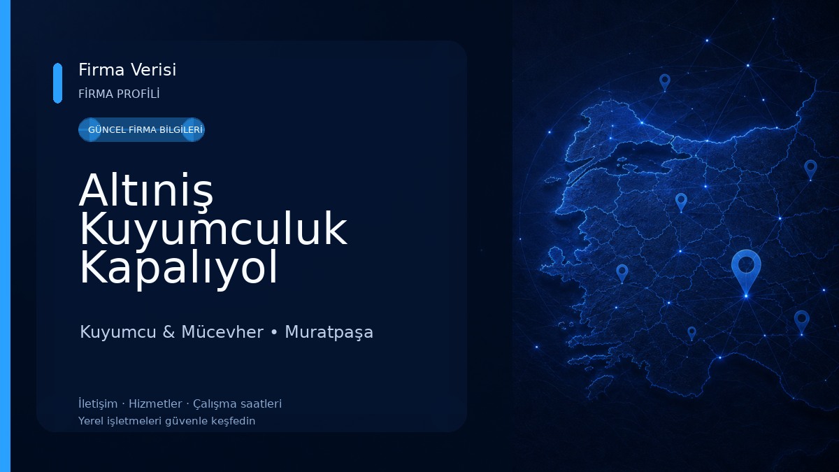 Altıniş Kuyumculuk Kapalıyol Kuyumcu & Mücevher