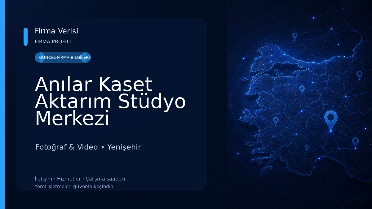 Anılar Kaset Aktarım Stüdyo Merkezi Fotoğraf & Video