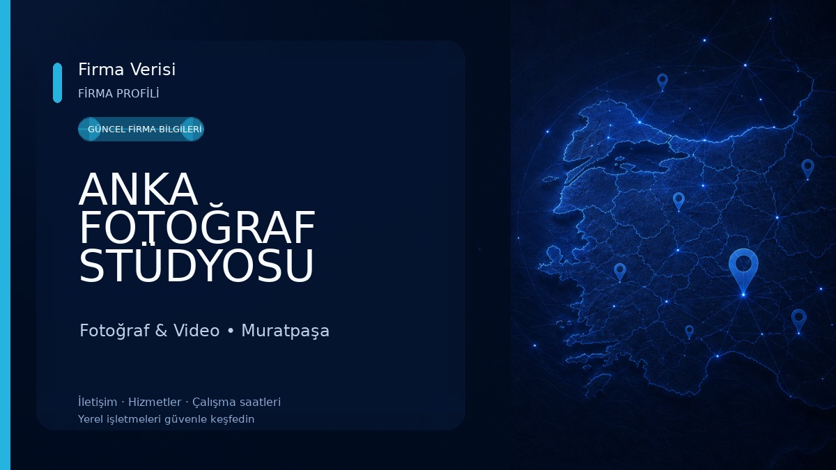 ANKA FOTOĞRAF STÜDYOSU Fotoğraf & Video
