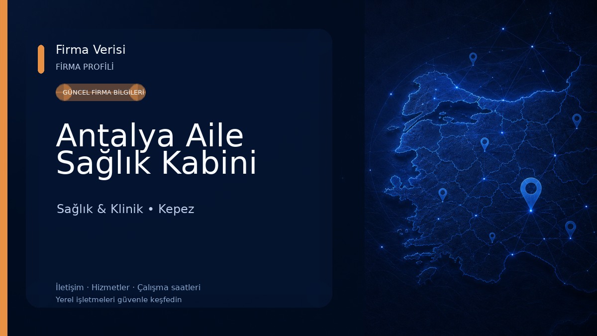 Antalya Aile Sağlık Kabini Sağlık & Klinik