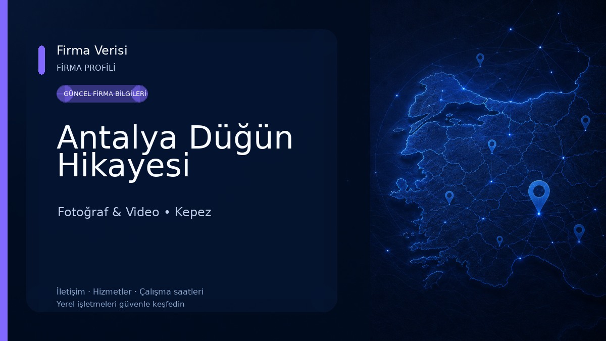 Antalya Düğün Hikayesi Fotoğraf & Video
