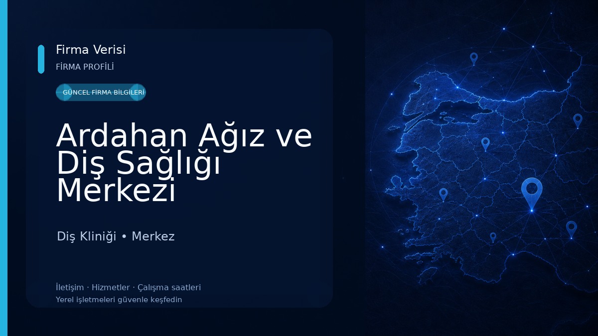 Ardahan Ağız ve Diş Sağlığı Merkezi Diş Kliniği