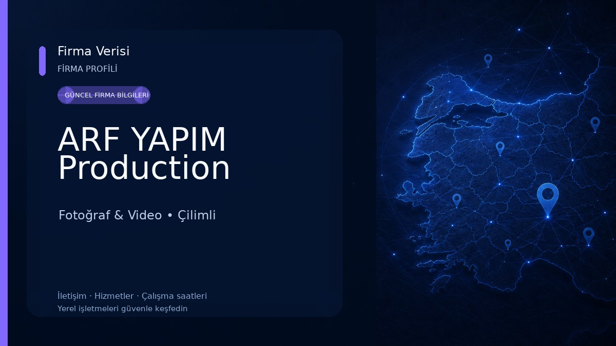 ARF YAPIM Production Fotoğraf & Video