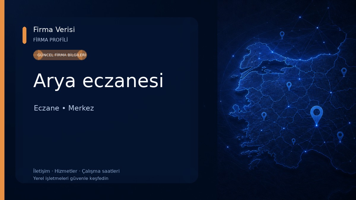 Arya eczanesi Eczane