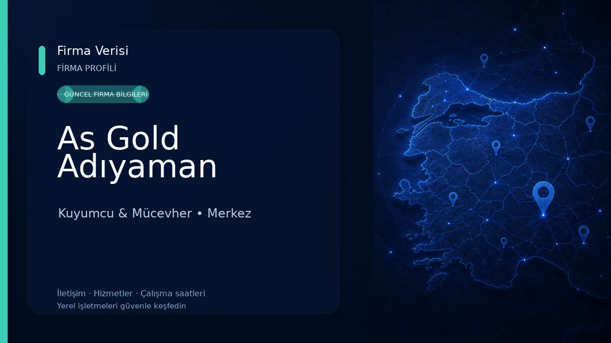 As Gold Adıyaman Kuyumcu & Mücevher