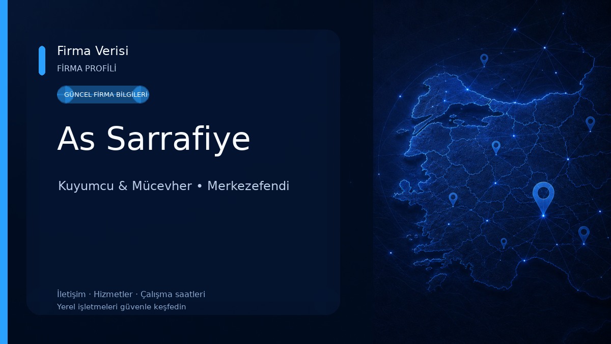 As Sarrafiye Kuyumcu & Mücevher