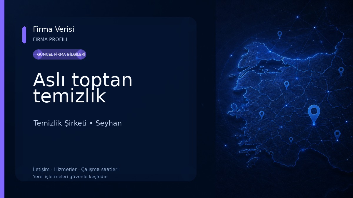 Aslı toptan temizlik Temizlik Şirketi