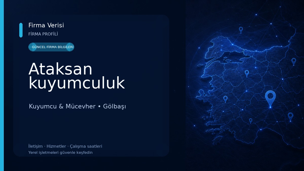 Ataksan kuyumculuk Kuyumcu & Mücevher