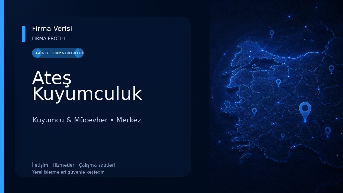 Ateş Kuyumculuk Kuyumcu & Mücevher