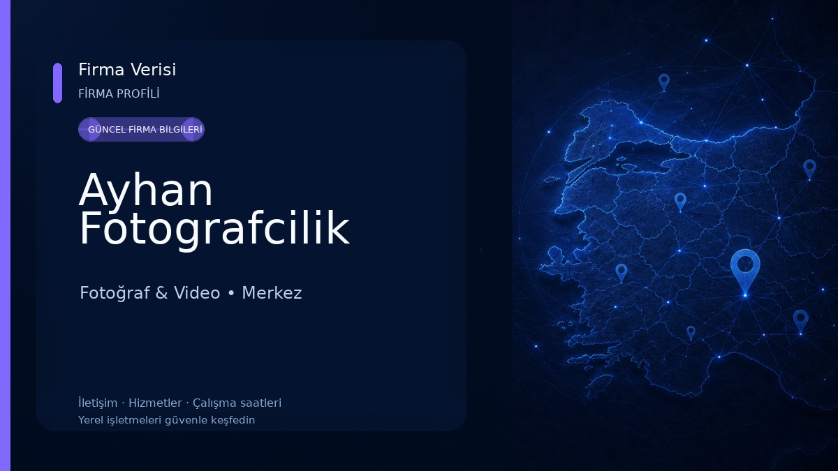 Ayhan Fotografcilik Fotoğraf & Video