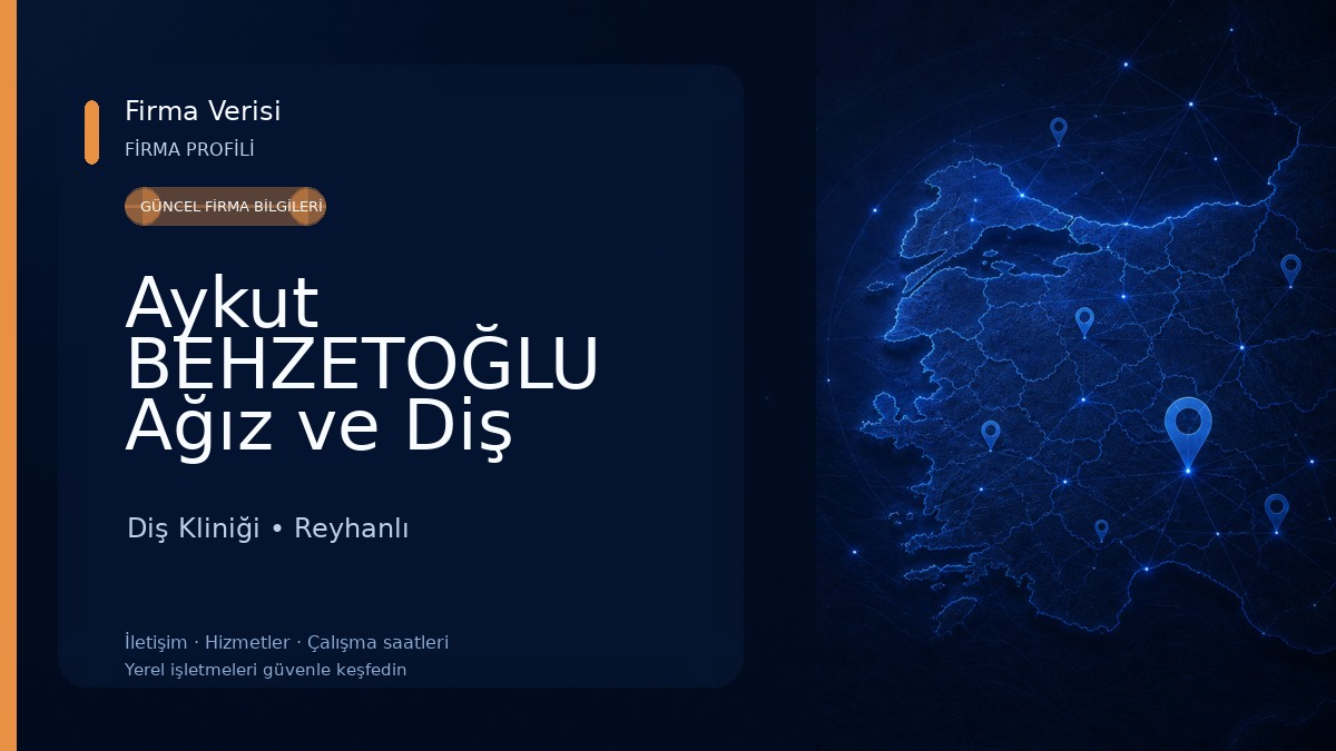 Aykut BEHZETOĞLU Ağız ve Diş Sağlığı Polikliniği Diş Kliniği