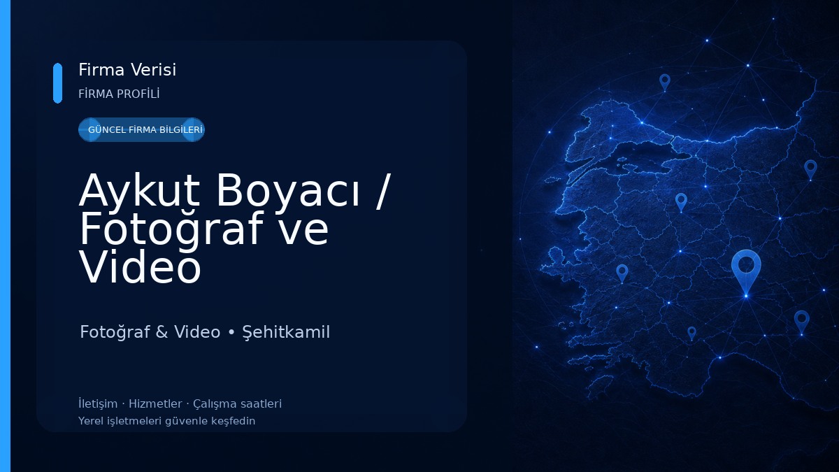 Aykut Boyacı / Fotoğraf ve Video Fotoğraf & Video