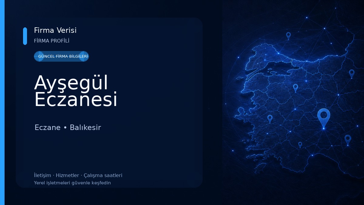 Ayşegül Eczanesi Eczane