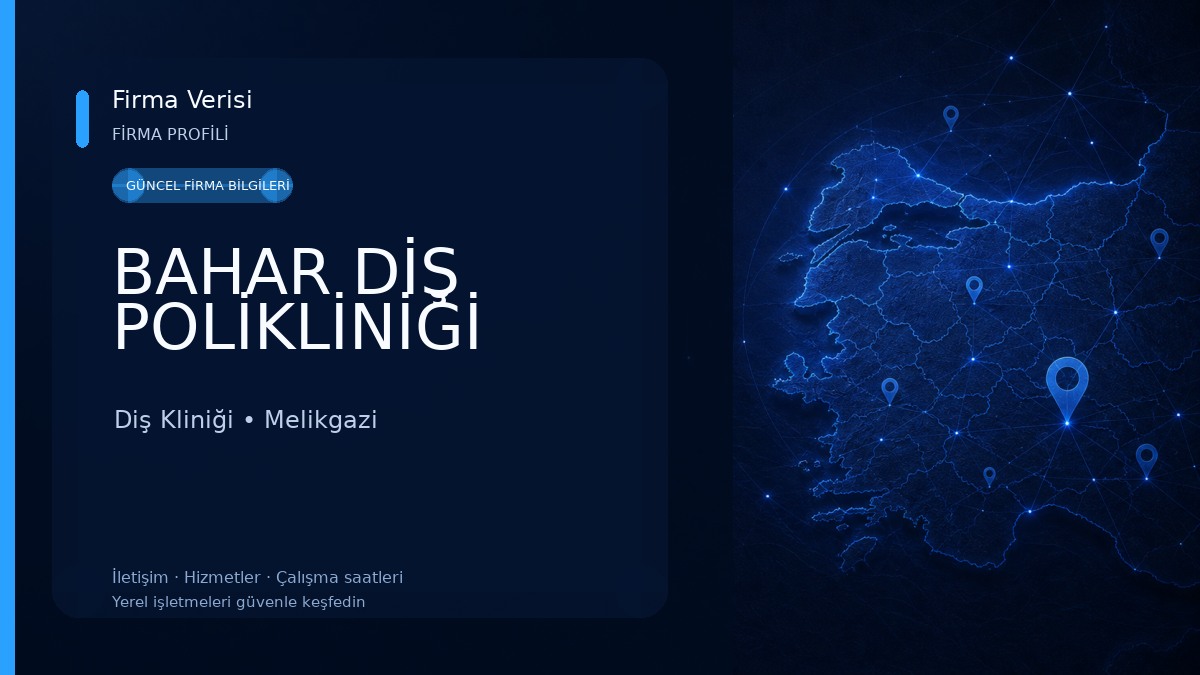 BAHAR DİŞ POLİKLİNİĞİ Diş Kliniği