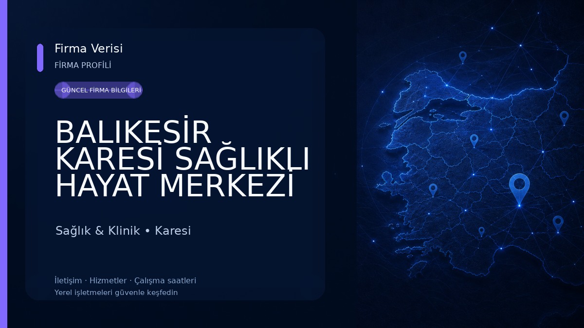BALIKESİR KARESİ SAĞLIKLI HAYAT MERKEZİ 