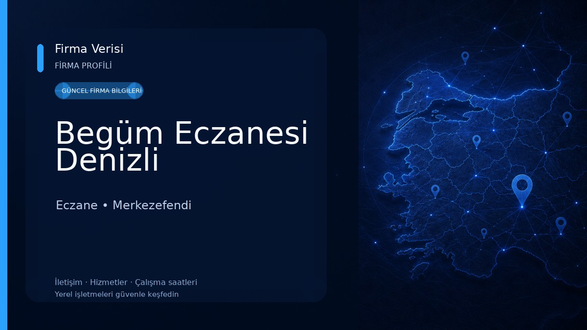 Begüm Eczanesi Denizli 
