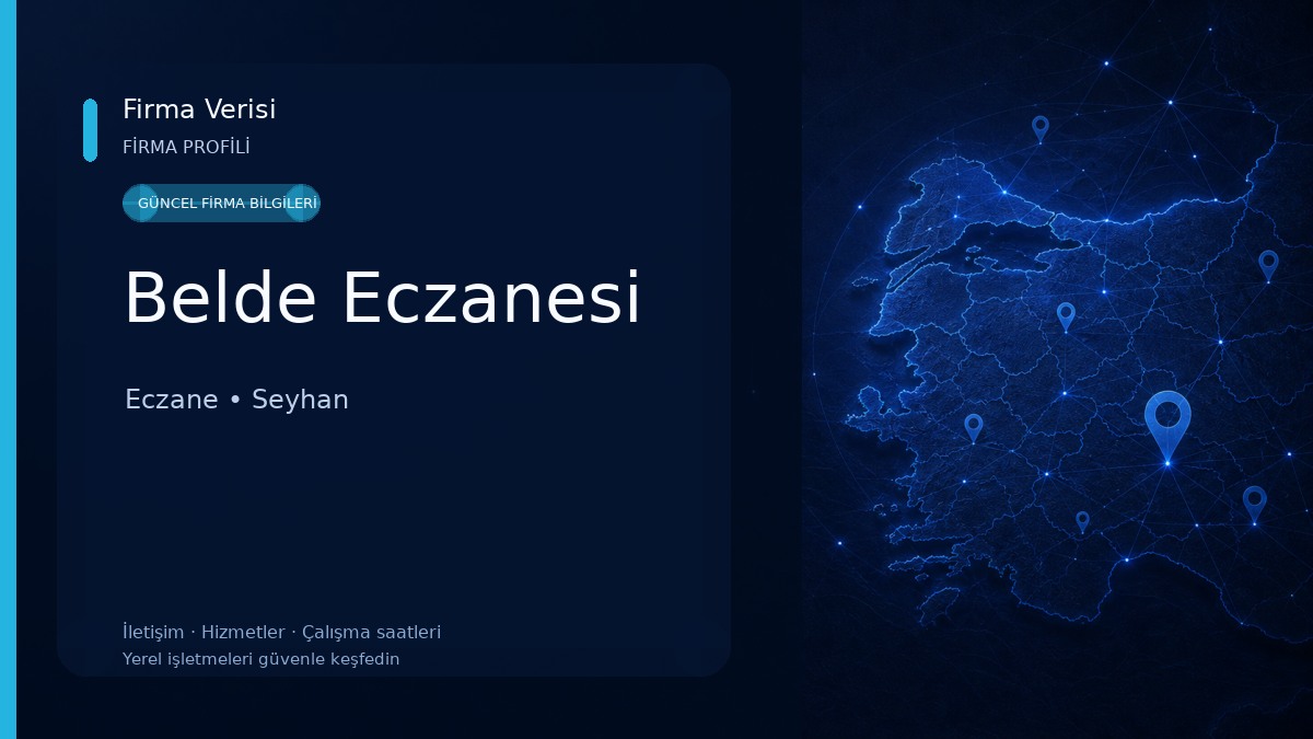 Belde Eczanesi Eczane