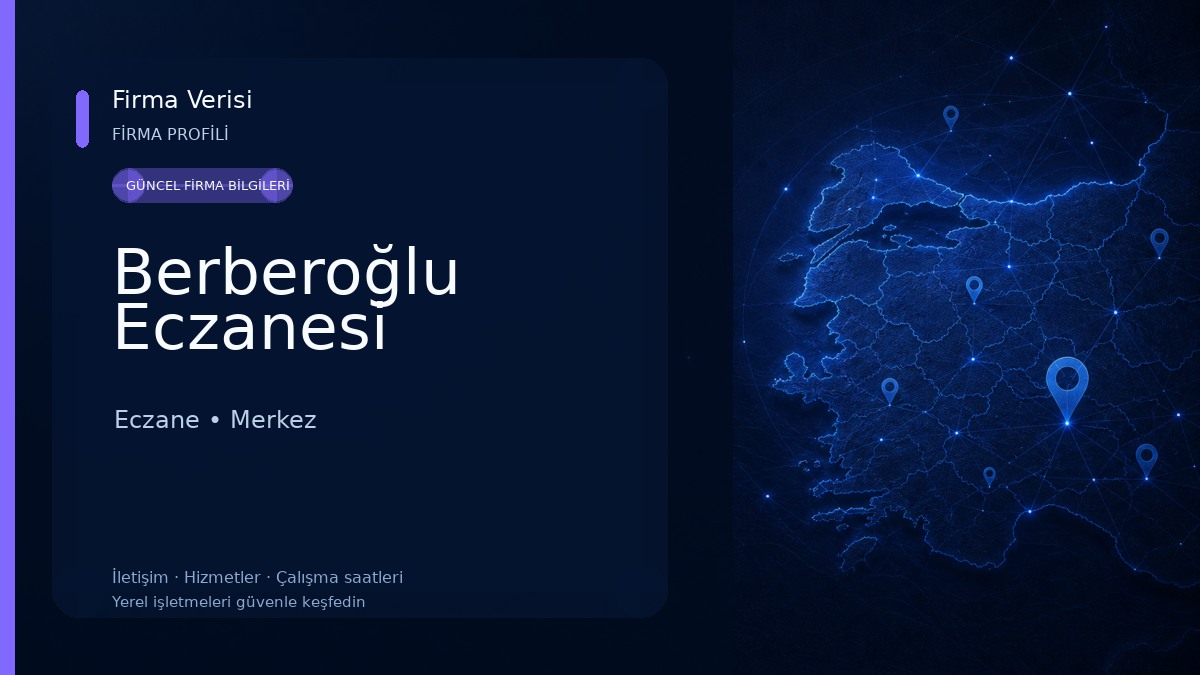 Berberoğlu Eczanesi 