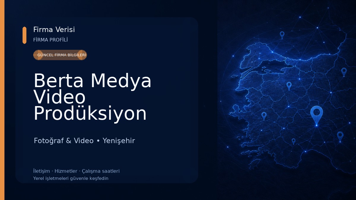 Berta Medya Video Prodüksiyon Sosyal Medya Hizmetleri Fotoğraf & Video