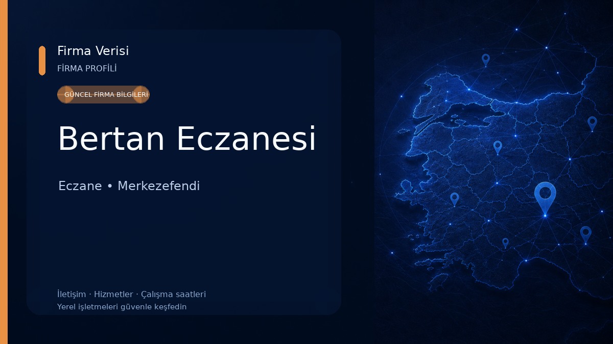 Bertan Eczanesi Eczane