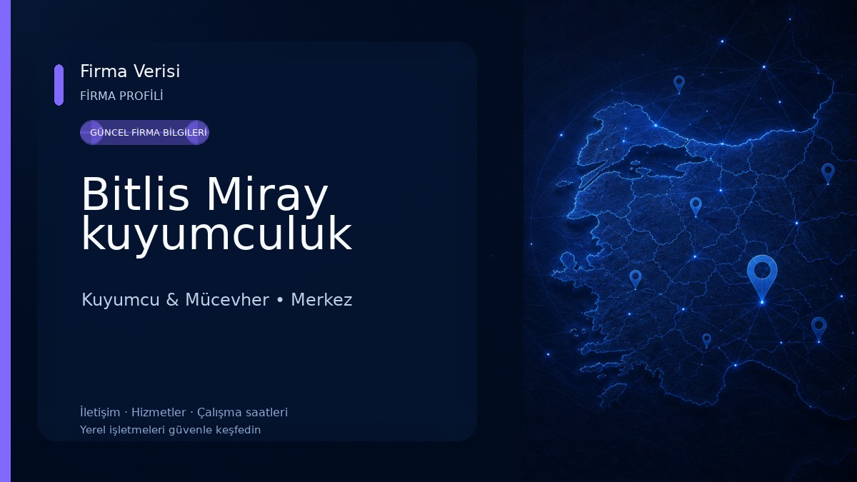 Bitlis Miray kuyumculuk 