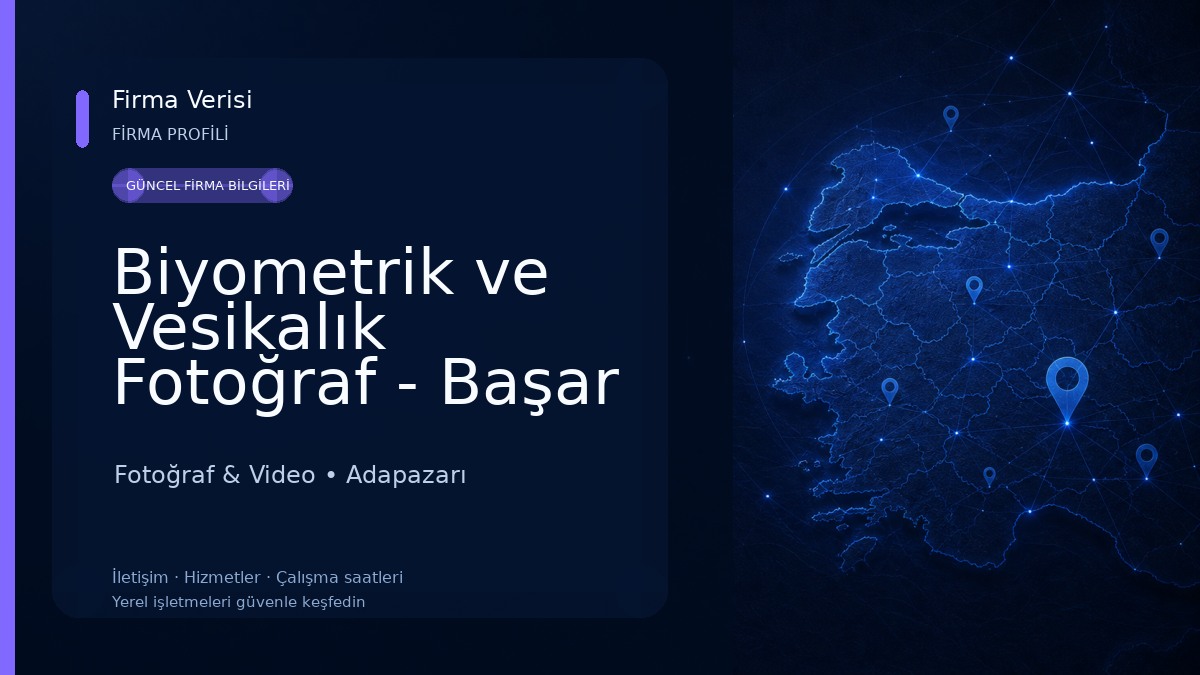 Biyometrik ve Vesikalık Fotoğraf - Başar Fotoğrafçılık Fotoğraf & Video