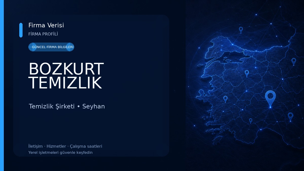 BOZKURT TEMIZLIK Temizlik Şirketi