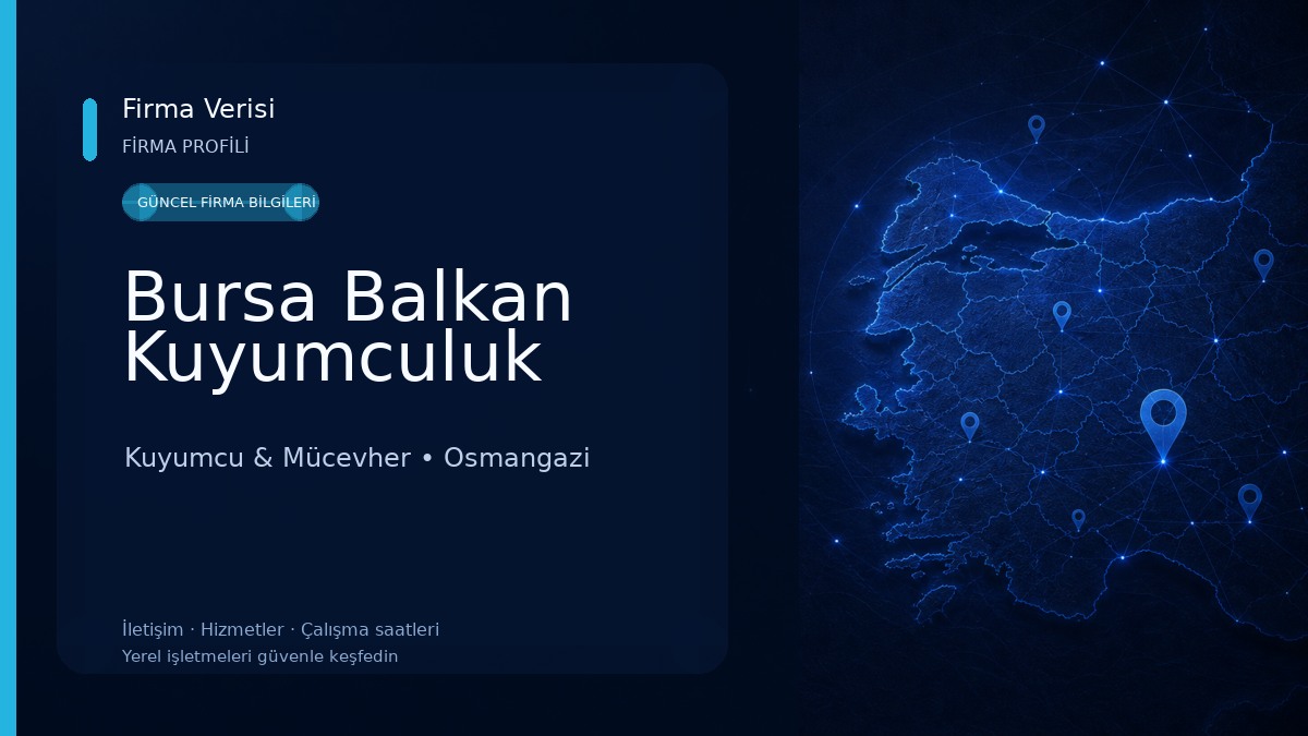Bursa Balkan Kuyumculuk Kuyumcu & Mücevher