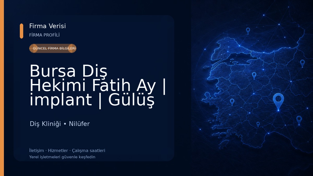 Bursa Diş Hekimi Fatih Ay | implant | Gülüş Tasarımı | Dentist Diş Kliniği