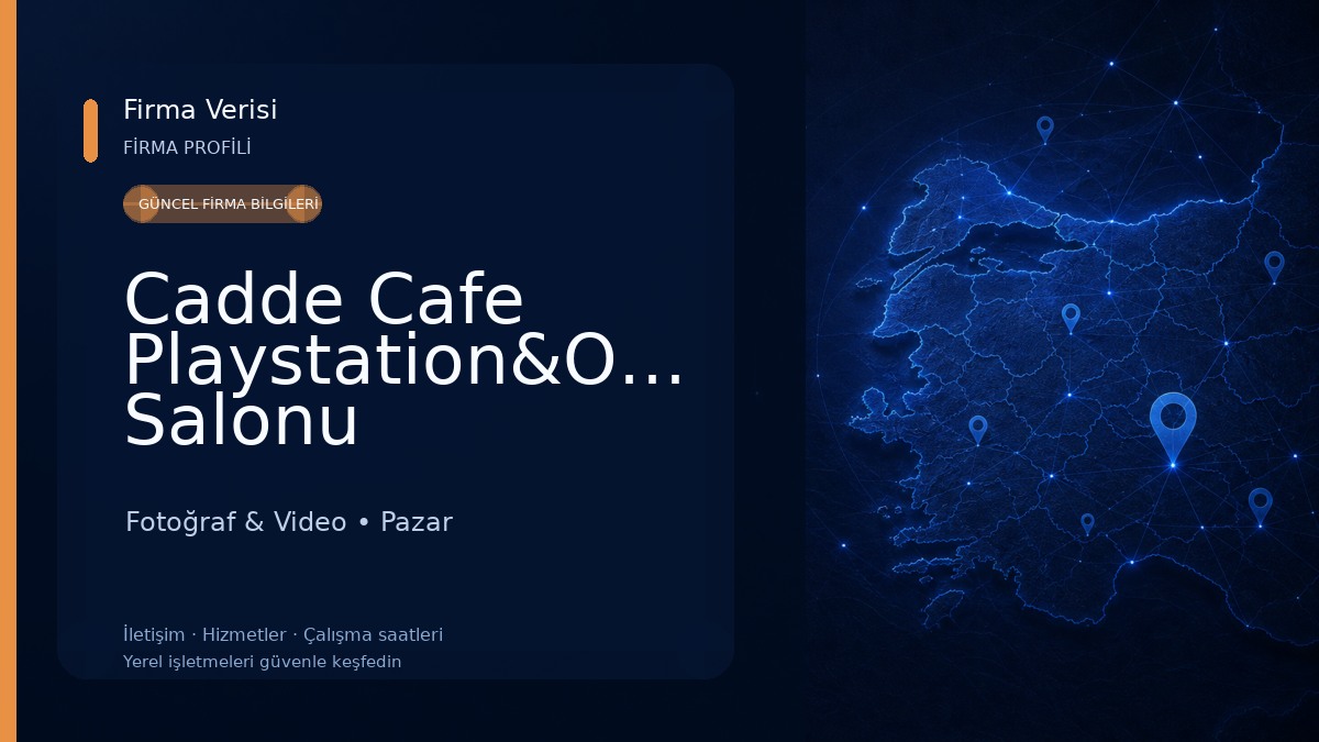 Cadde Cafe Playstation&Oyun Salonu Fotoğraf & Video