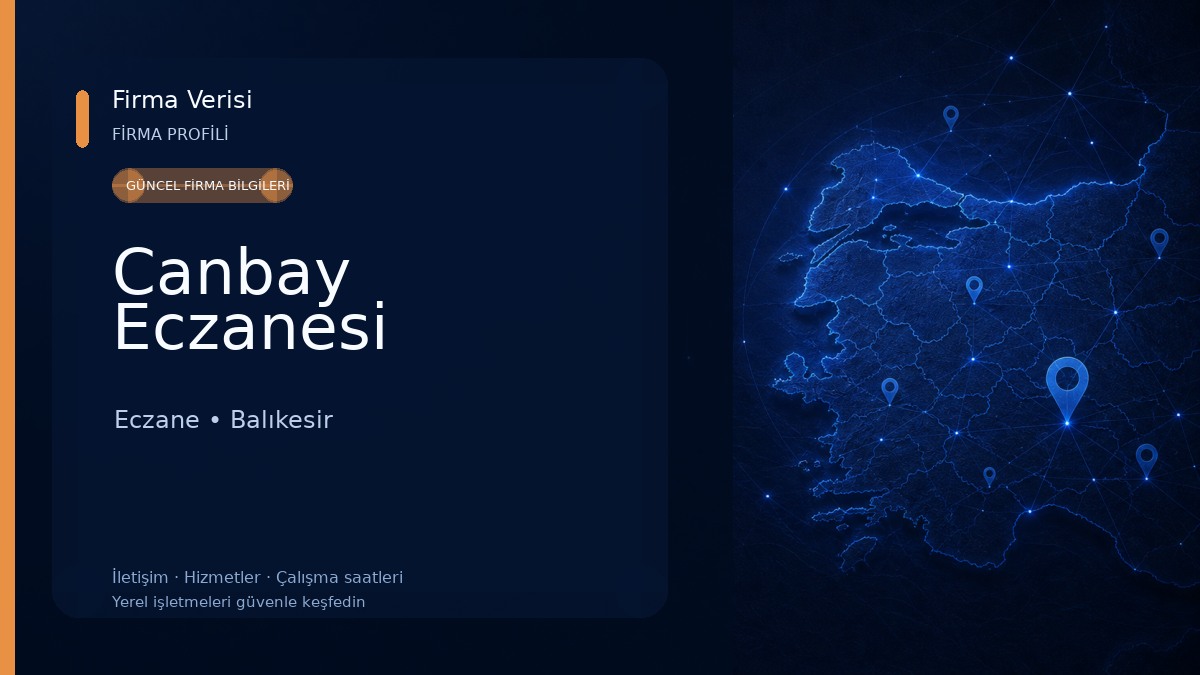 Canbay Eczanesi Eczane